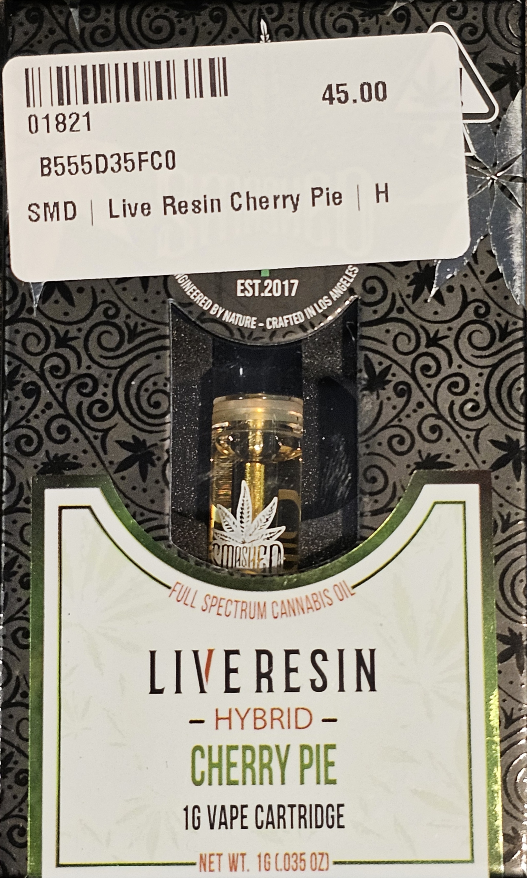 Photograph of product: SM| Live Resin Cherry Pie| H