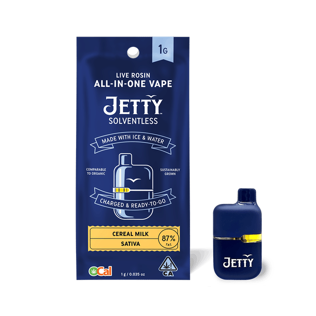 Photograph of product: Cereal Milk 1g Mini Tank Vape AIO OCal Solventless - 