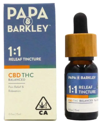 Photograph of product: 1:1 Cbd:Thc (15ml) Releaf Tincture