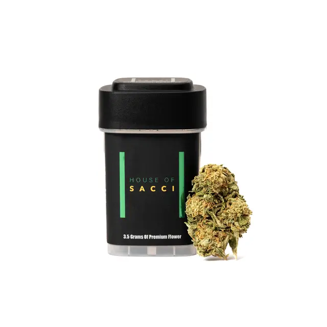 Photograph of product: HOUSE OF SACCI | JAR FLOWER | PERMANENT MARKER - 3.5g