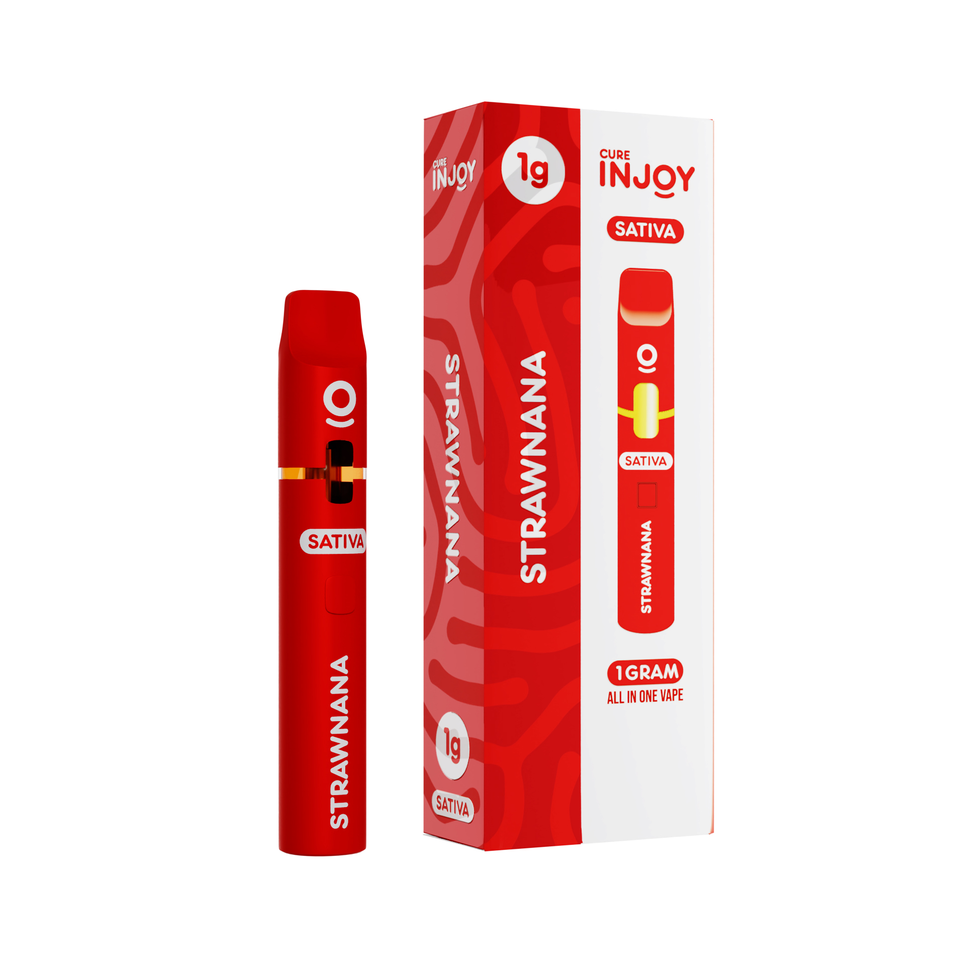 Photograph of product: Cure Injoy - Strawnana (Oui'd) All-In-One Vape