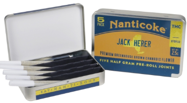 Photograph of product: Nanticoke Jack Herer 5pk Prerolls