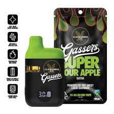 Photograph of product: Claybourne Co. Gassers AIO Super Sour Apple