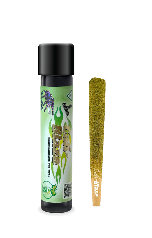 Photograph of product: Cali Blaze - Mojito - Infused Tarantula Pre-Roll