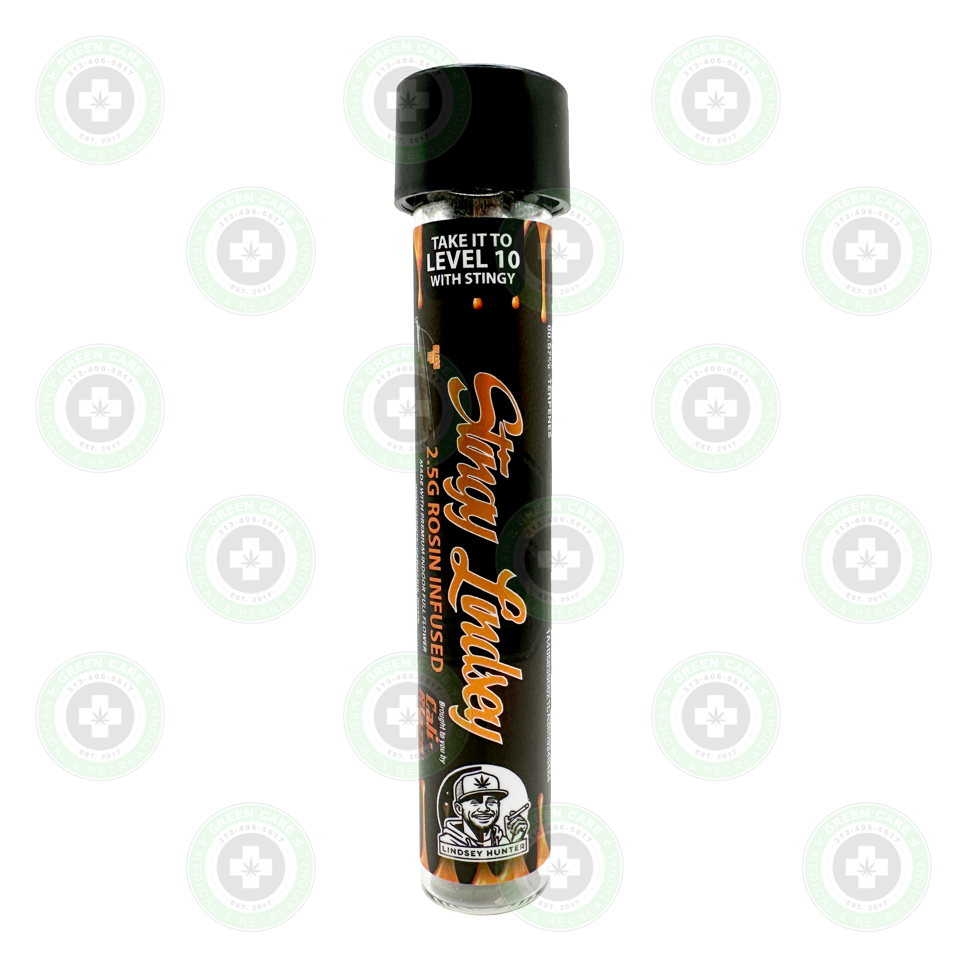 Photograph of product: Stingy Lindsey - Cap Junky Glass Tip Rosin Blunt 2.5g