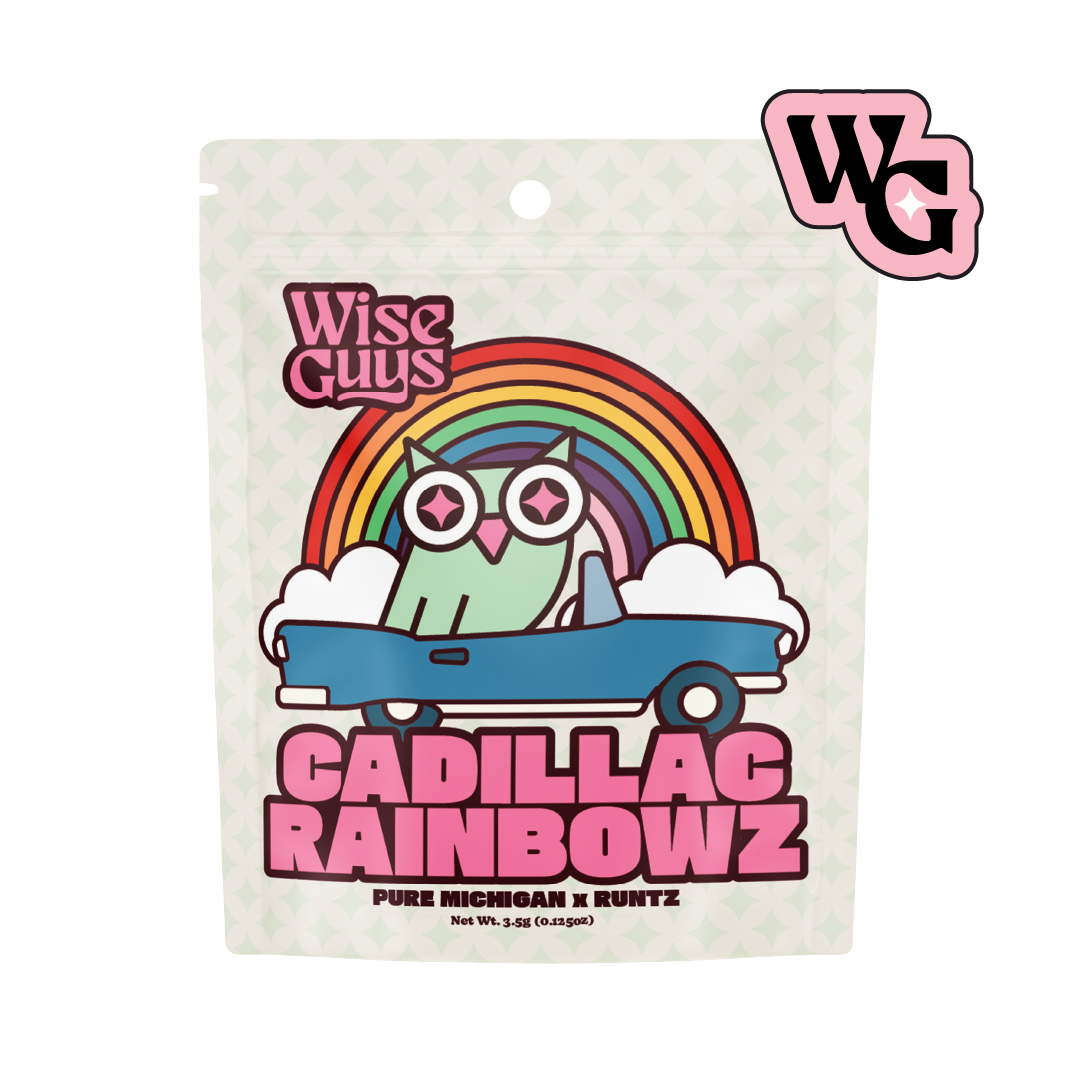 Photograph of product: Wise Guys- Cadillac Rainbowz - 3.5g