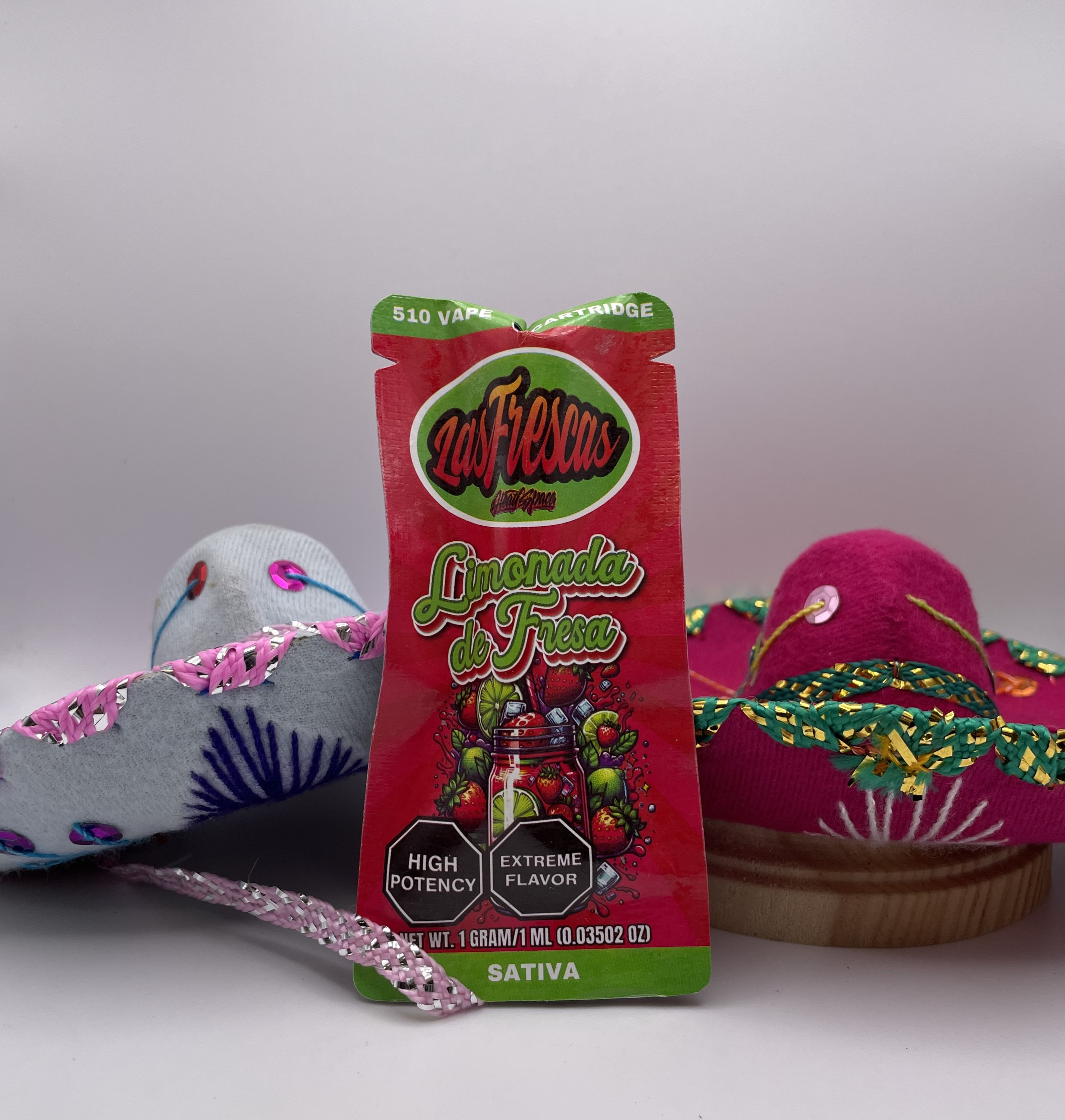 Photograph of product: Las Frescas - Limonada De Fresa - 1g Cartridge
