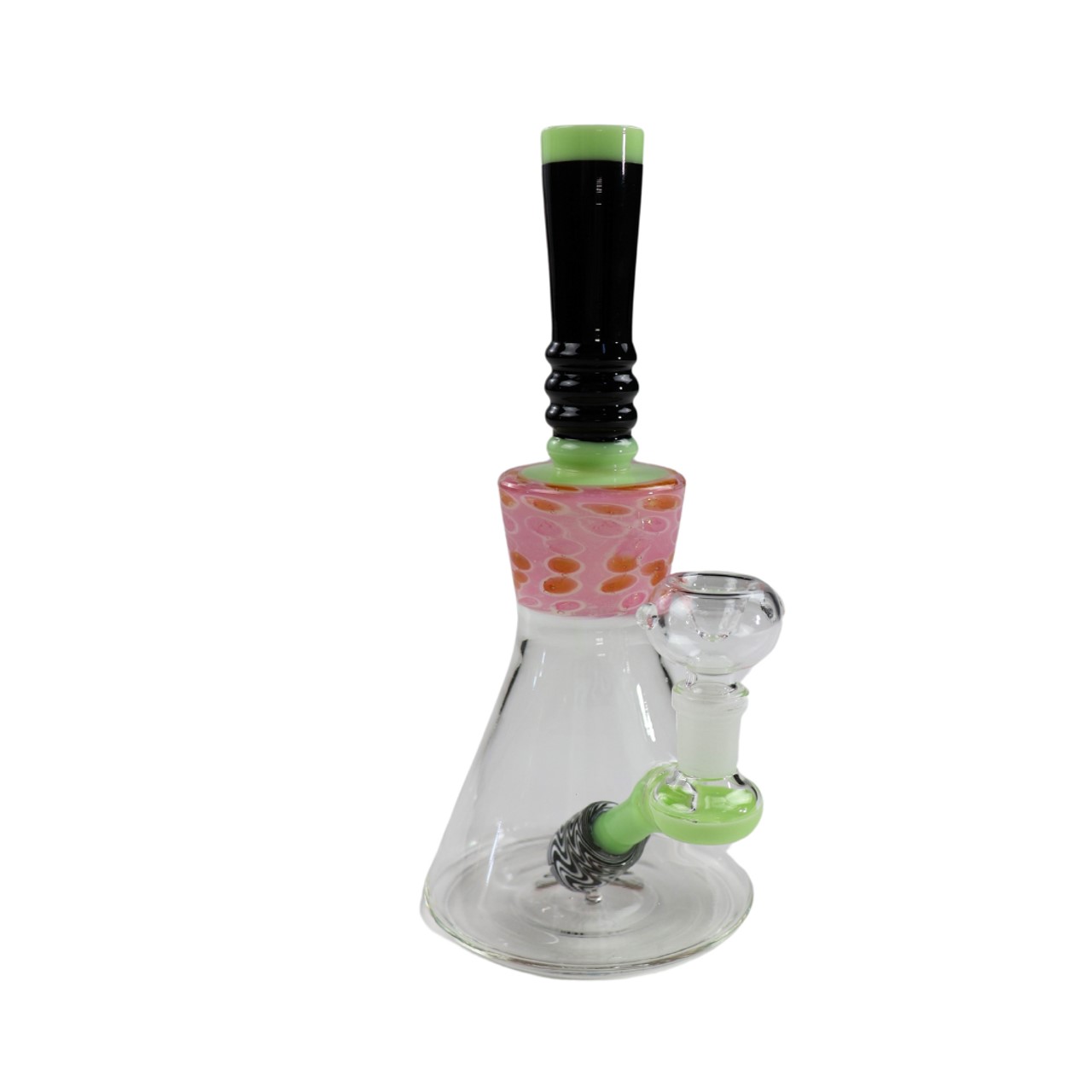 Photograph of product: LuvBuds | 9" Wig Wag Perc Bell Bong with Bowl | Assorted Colors