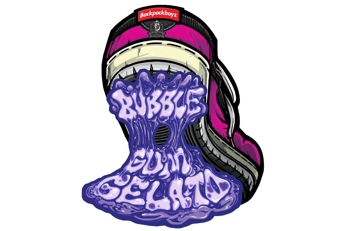 Photograph of product: BackPackBoyz - Bubblegum Gelato - Flower - 3.5g