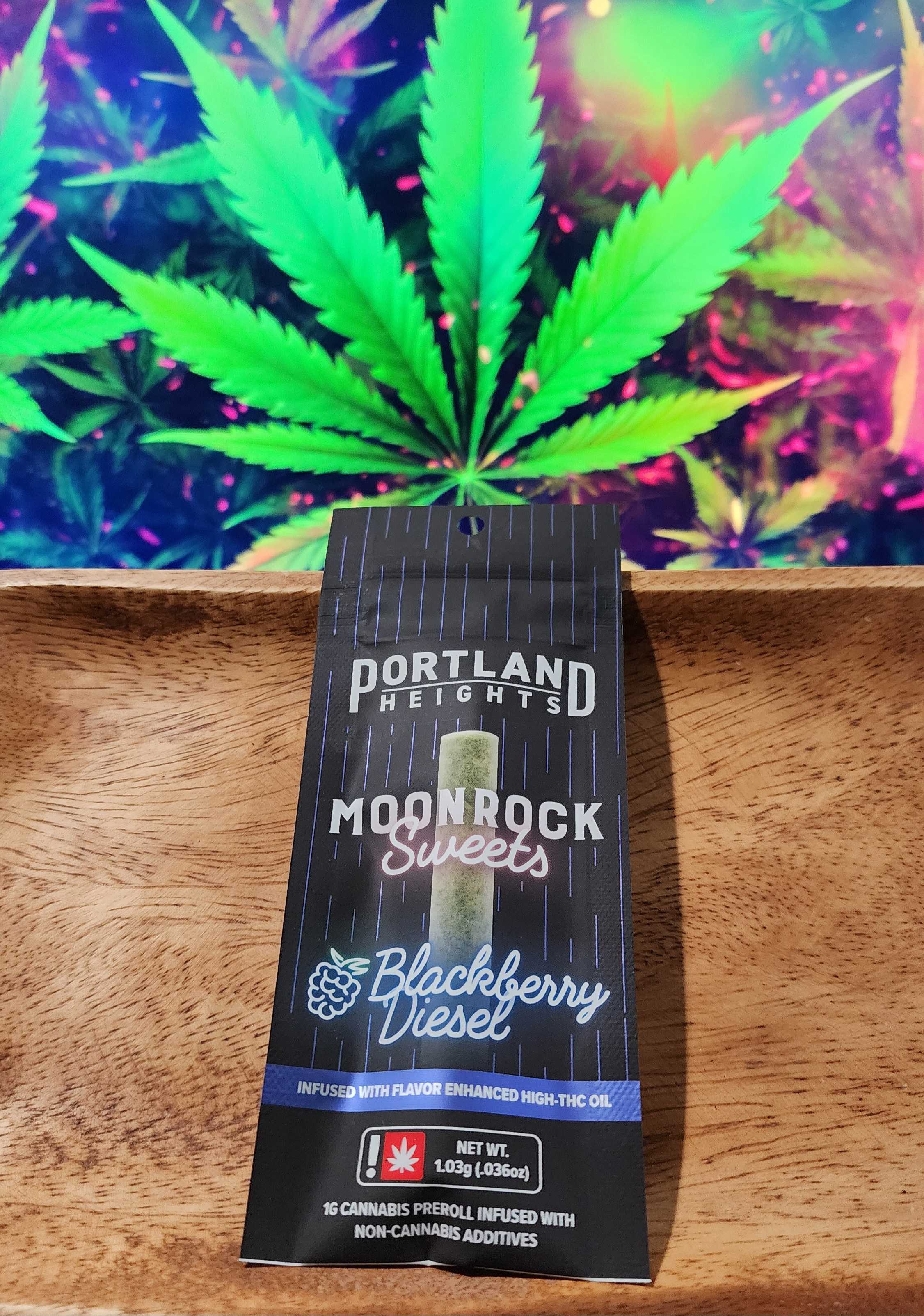 Photograph of product: Moonrock Slim | Sweets | Blackberry Diesel | 1.03g