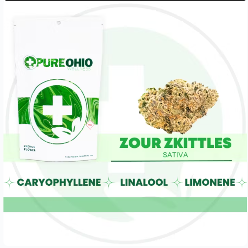 Photograph of product: Pure Ohio | Zour Zkittles | 14.15g