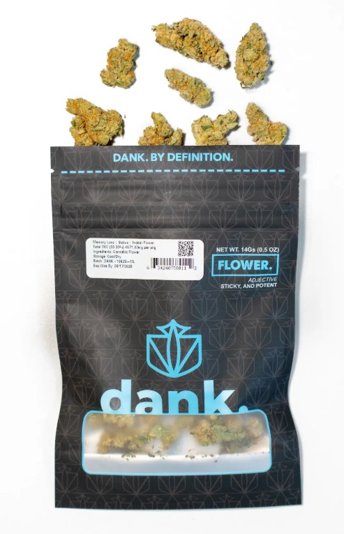 Photograph of product: Dank | Memory Loss | Flower - 14g