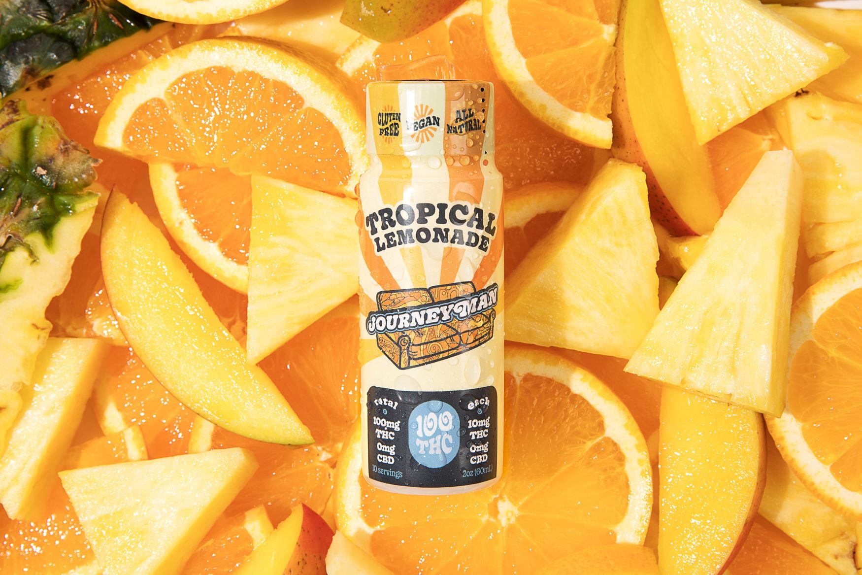 Photograph of product: Tropical Lemonade - 2 fl. oz. Syrup | 100mg