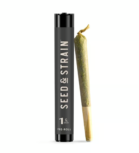 Photograph of product: Seed & Strain | Kushberry (I) | 1g Pre-roll
