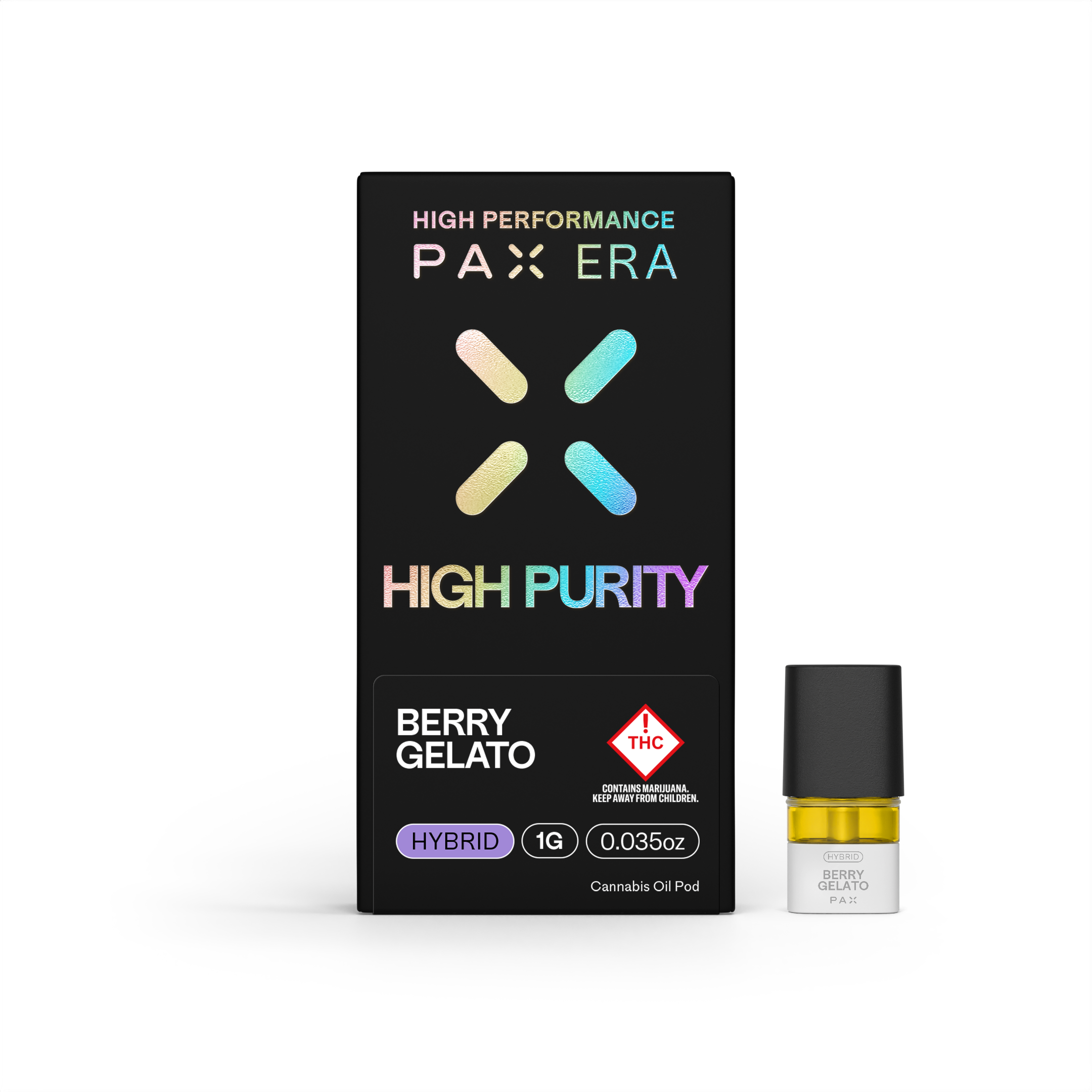 Photograph of product: Pax Era - 1g High Purity Distillate Pod - - Berry Gelato