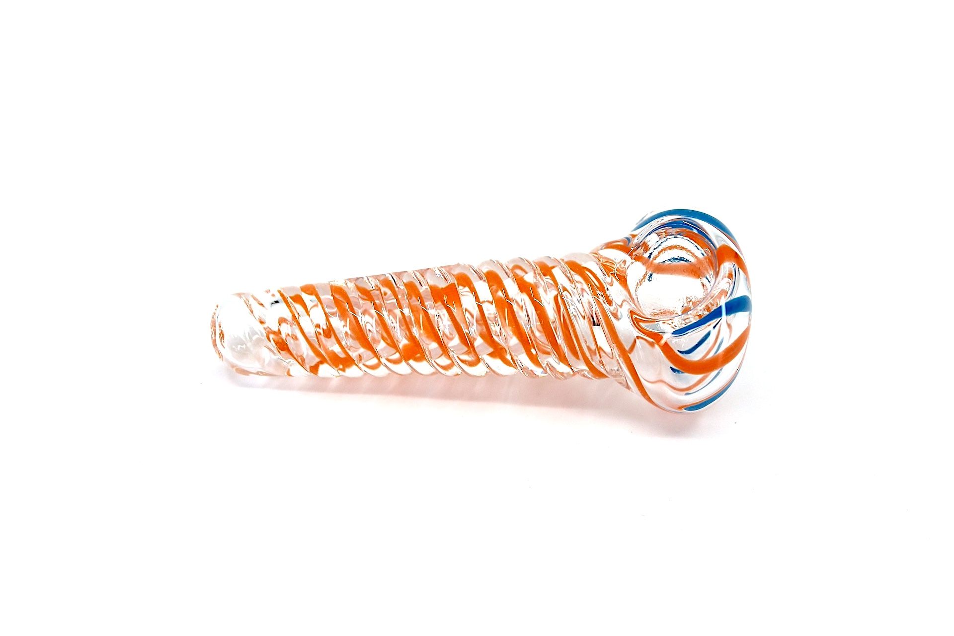 Photograph of product: Glass - 3" Twist Mouth Frit Hand Pipe