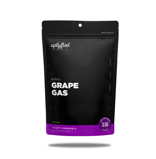 Photograph of product: Uplyfted - Grape Gas - Pre Pack - - Oui'd - 3.5g