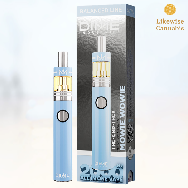 Photograph of Product: 2G MOWIE WOWIE 1:1:1 THC:CBD:THCV DISPOSABLE
