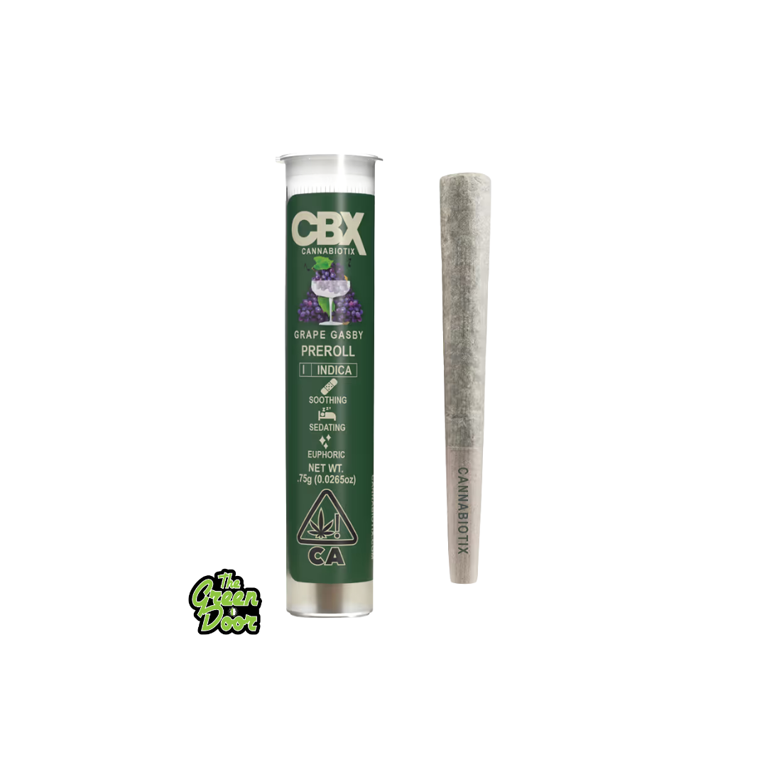 Photograph of product: CBX - Grape Gasby - Preroll - .75G