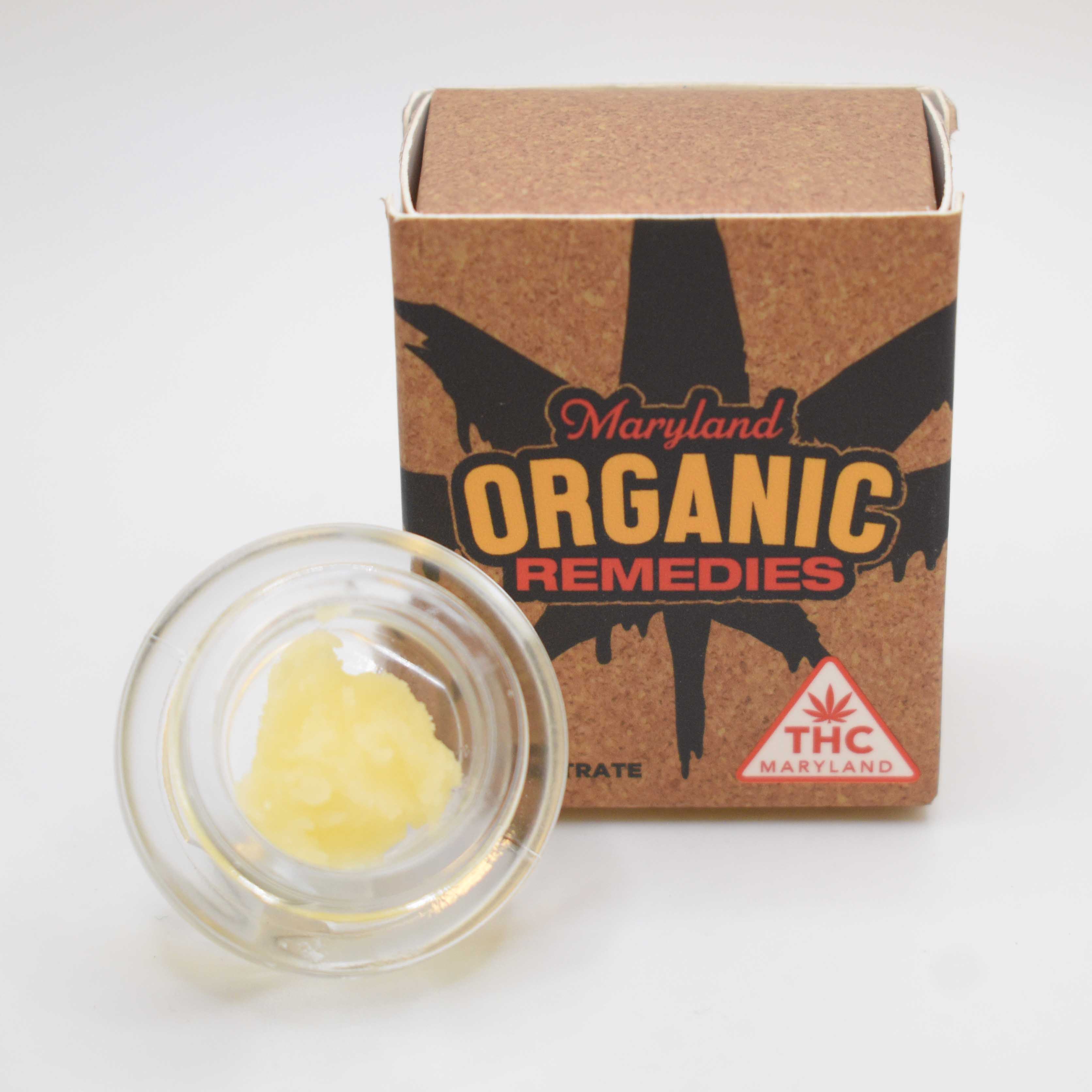Photograph of product: Organic Remedies DKB x Green Current Live Resin Badder