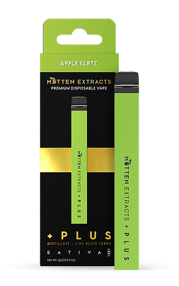 Photograph of product: Mitten Extracts | Apple Tartz | Disposable