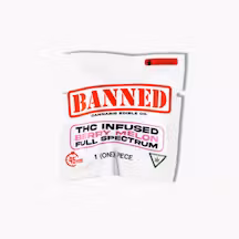 Photograph of product: BANNED CO Berry Melon Single Gummy 200mg