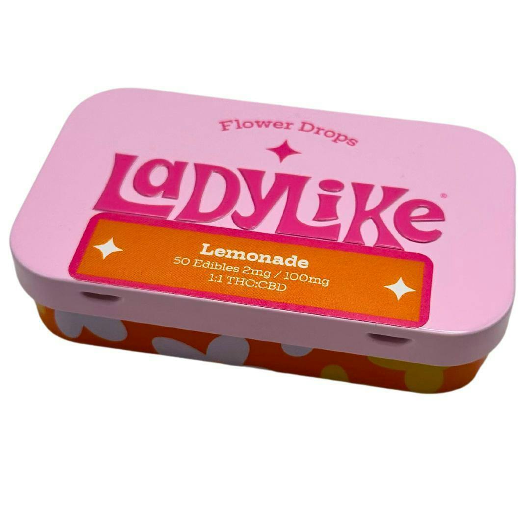 Photograph of product: LadyLike - Lemonade Mints  - 100mg
