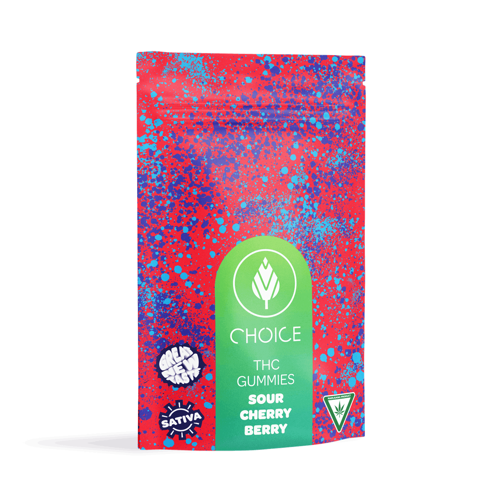 Photograph of product: Choice Chews - Super Sour Watermelon Kush 100mg