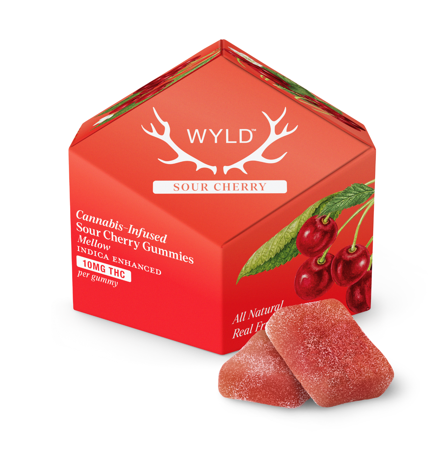 Photograph of product: Wyld | Gummies | Sour Cherry | Oui'd
