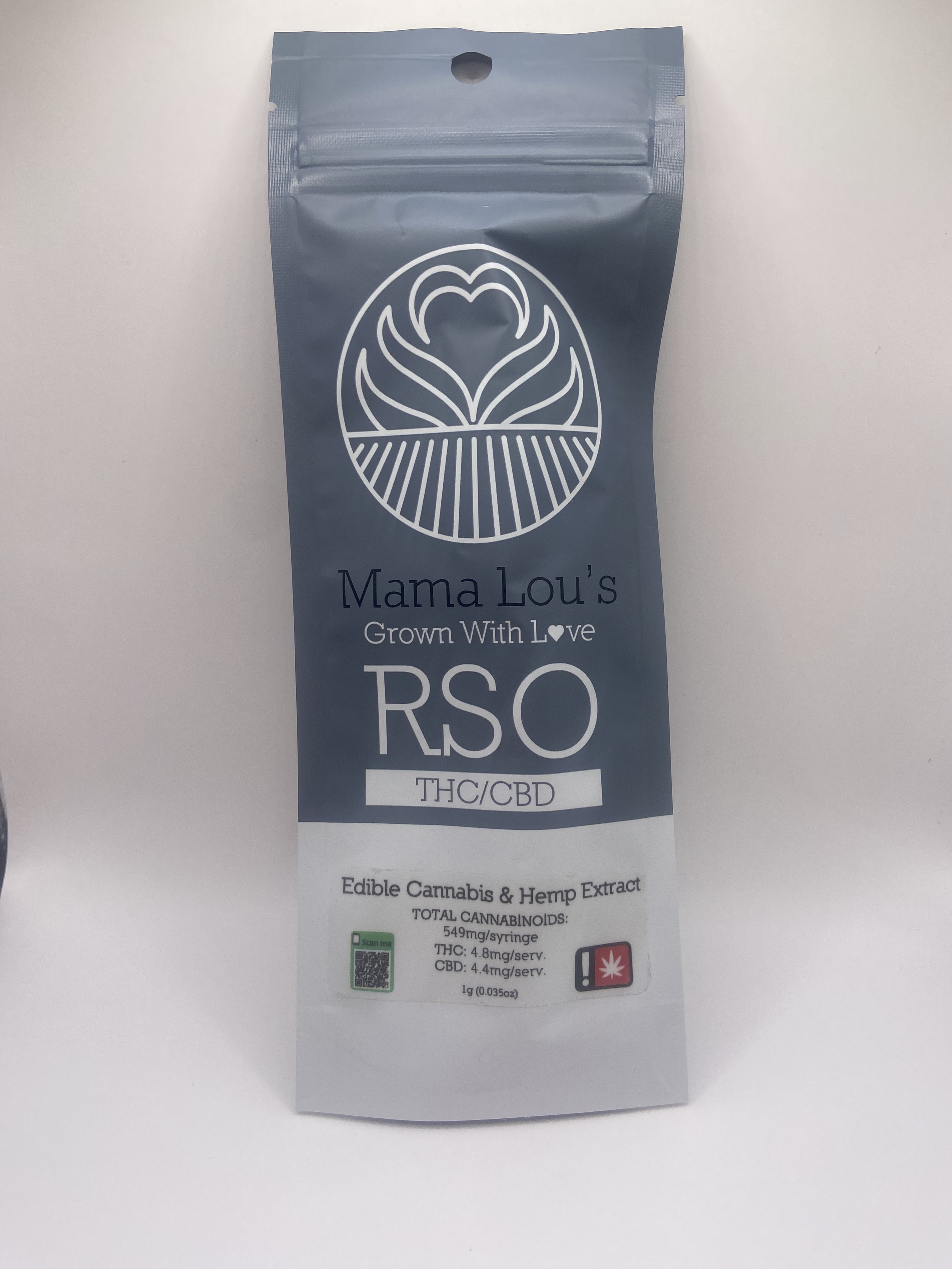 Photograph of product: Mama Lou's | RSO | 1:1 TH-oui:CBD