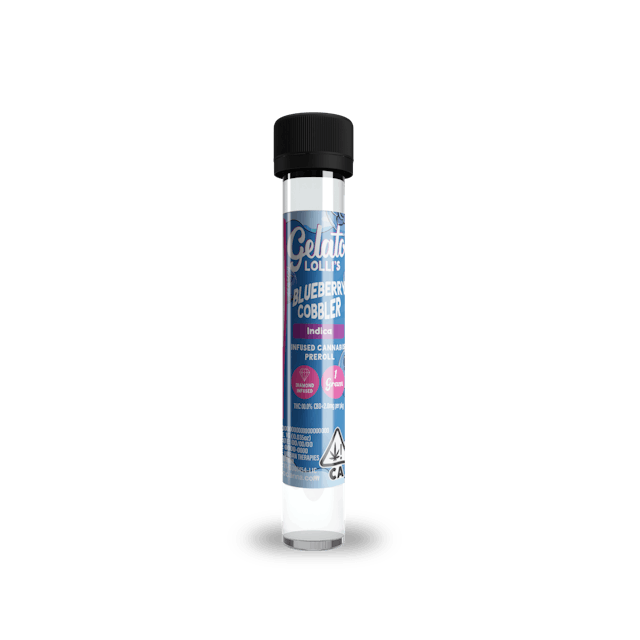 Photograph of product: 1.2G Blueberry Cobbler Lolli Infused Preroll - 