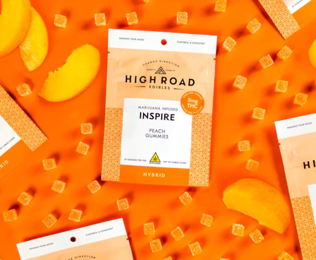 Photograph of product: Gummies | Inspire Peach | 100mg