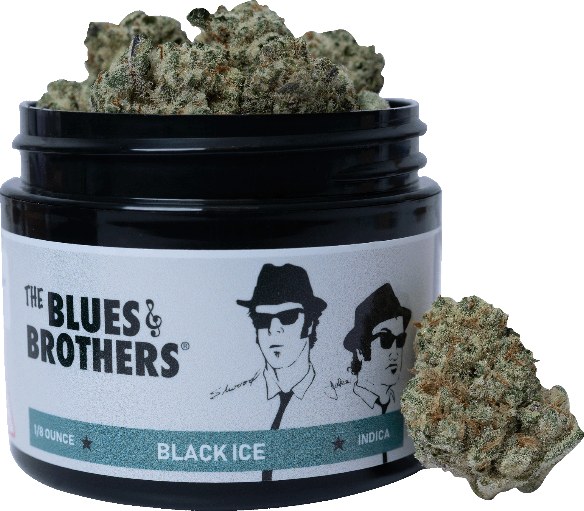 Photograph of product: Blue's Brothers Black Ice - 3.5g
