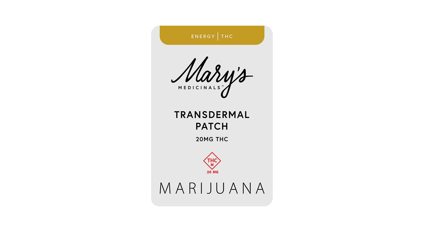 Photograph of product: MARY'S 20MG ENERGY PATCH