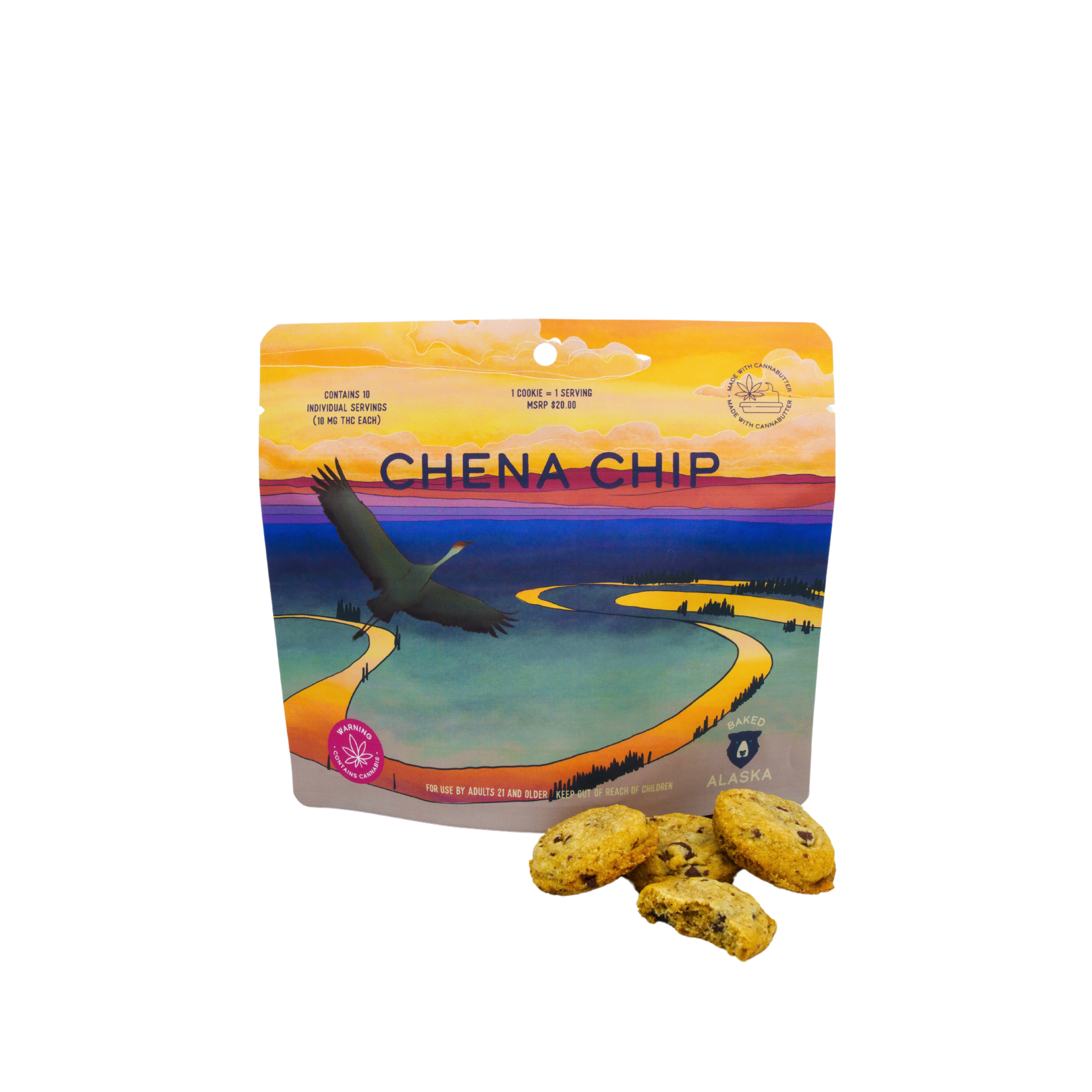 Photograph of Product: Chena Chip Cookies - 10pk 100mg