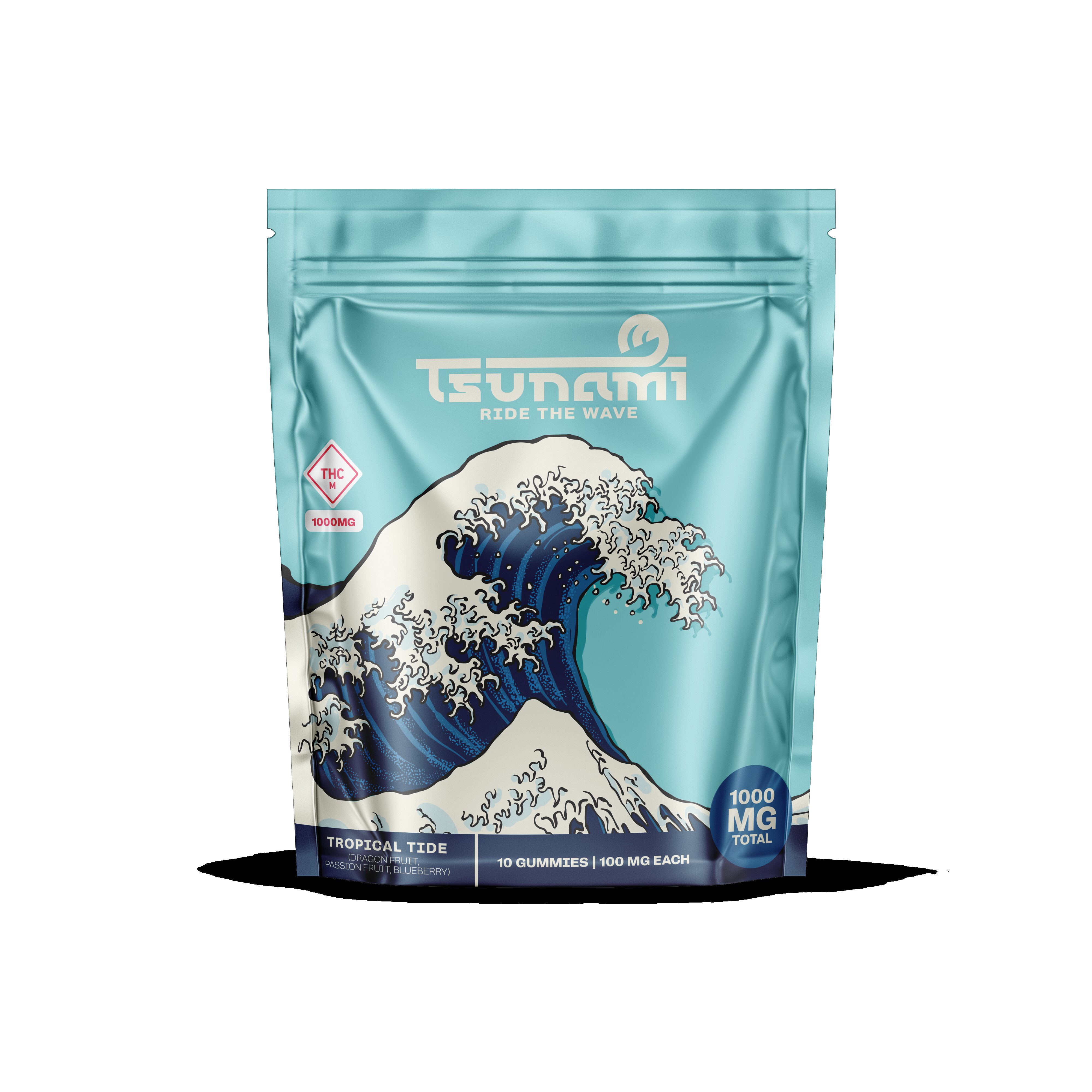 Photograph of product: TSUNAMI 1000MG TROPICAL TIDE GUMMIES