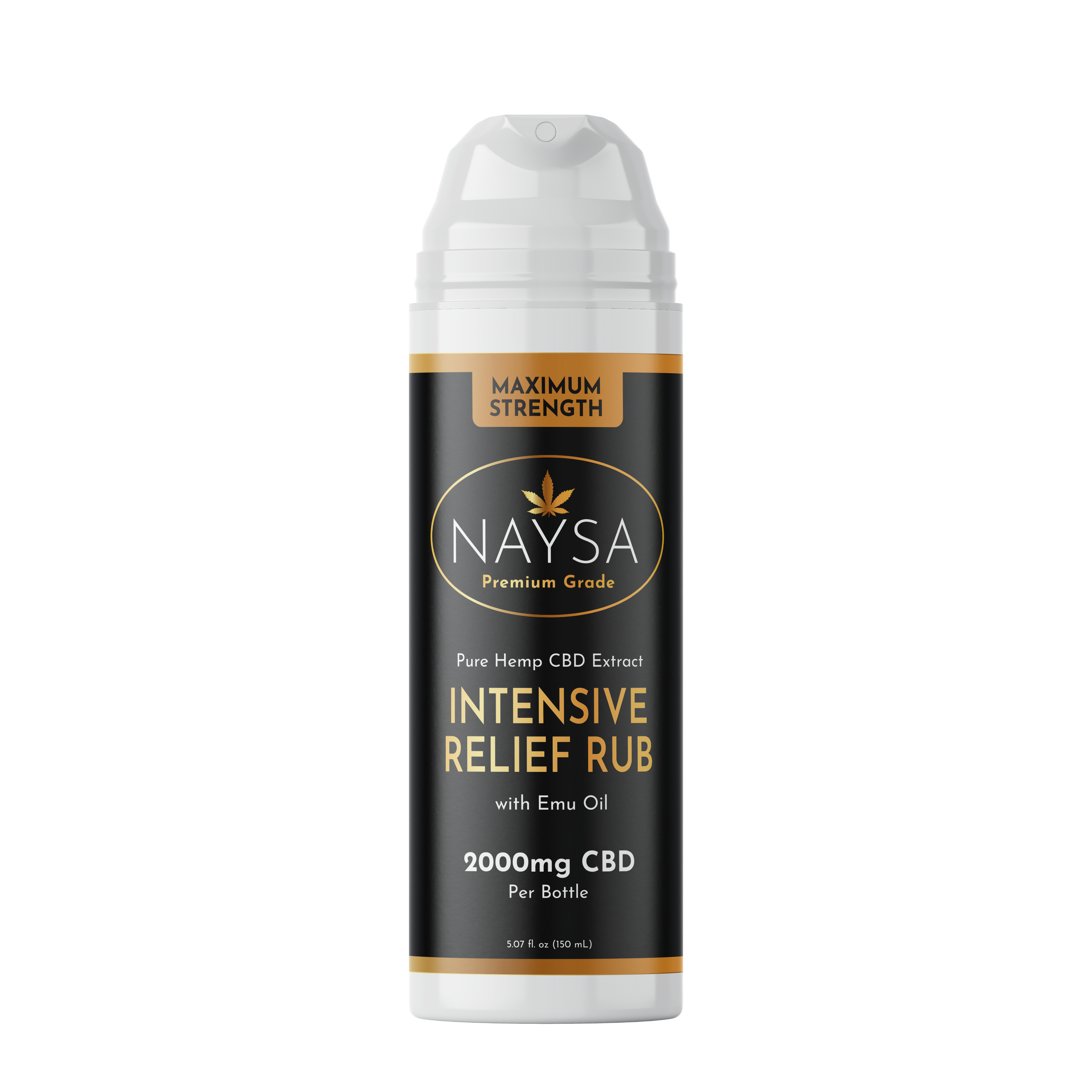 Photograph of product: Naysa | Intensive Relief Rub 150ml | Topical | 2000mg