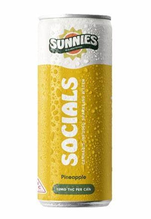 Photograph of product: Pineapple Sparkling Water | Carbonated Drink | 10mg