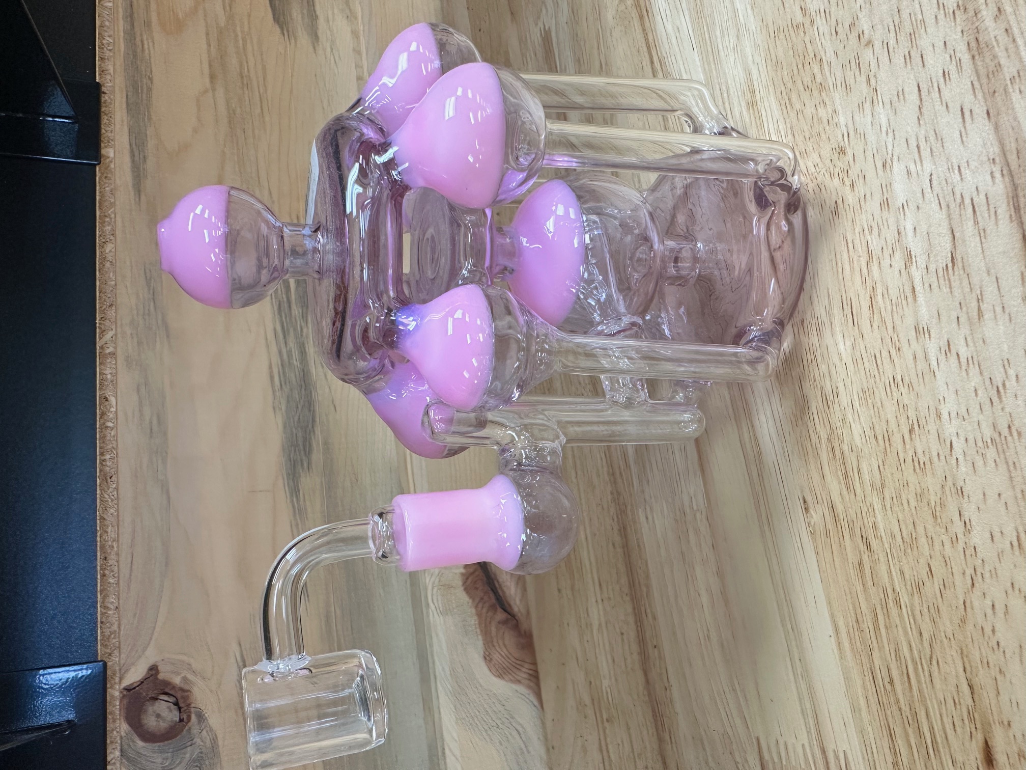 Photograph of product: Dab Rig - 7" Clover Glass Multi Chamber Recycler Dab Rig