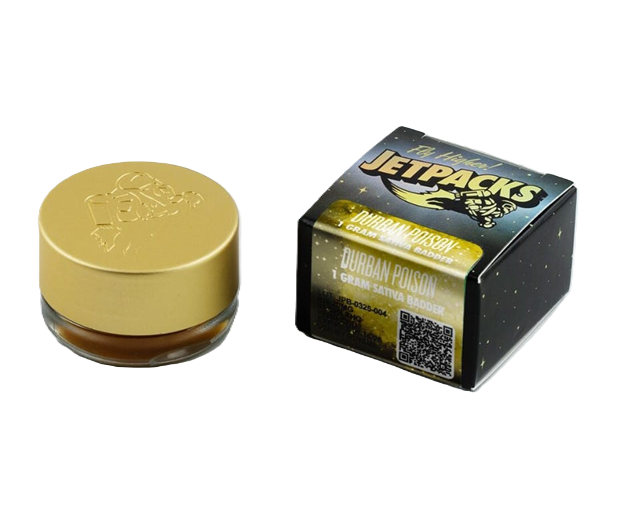 Photograph of product: JetPacks | Durban Poison | Badder 1g