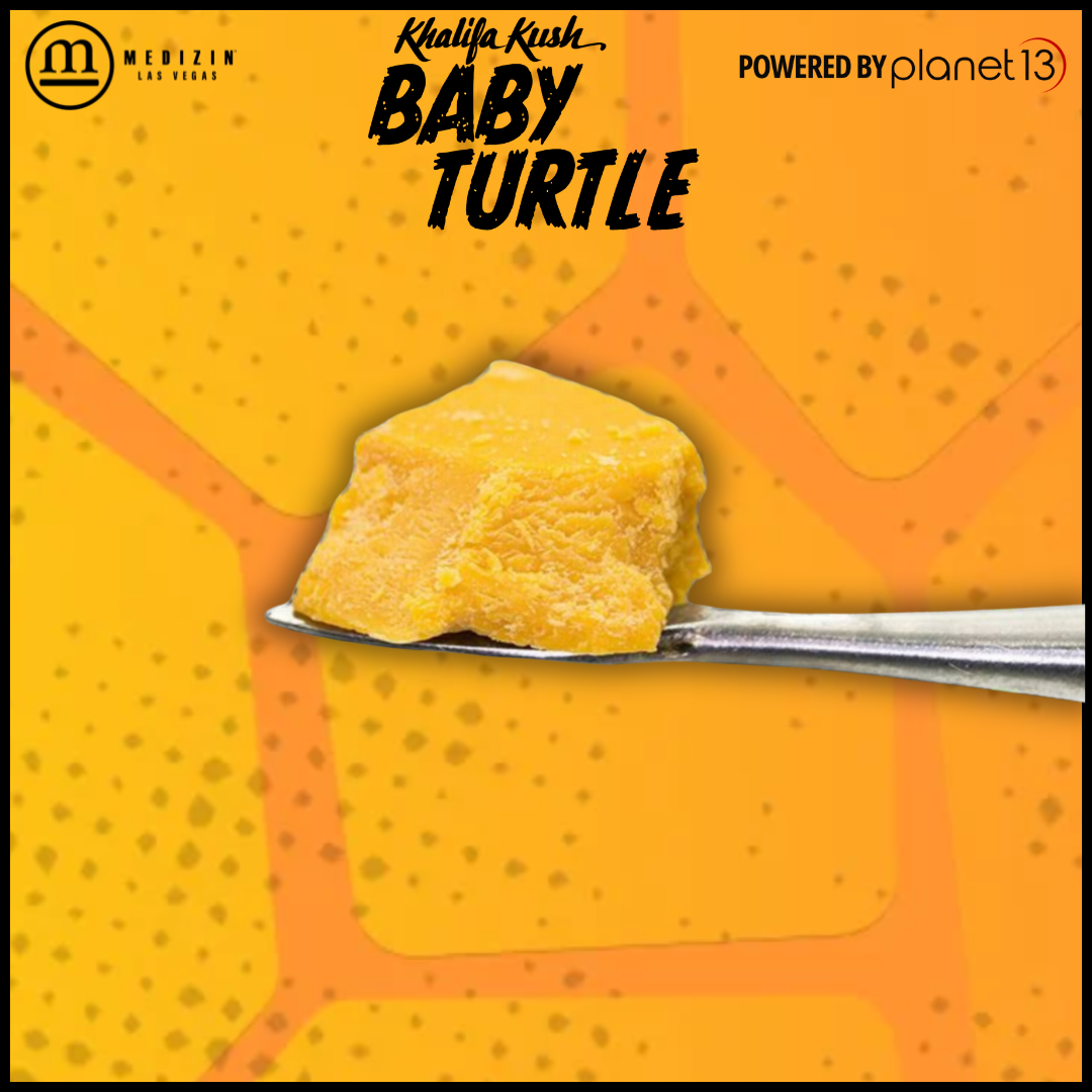 Photograph of product: Khalifa Kush Baby Turtle .5g LR Badder