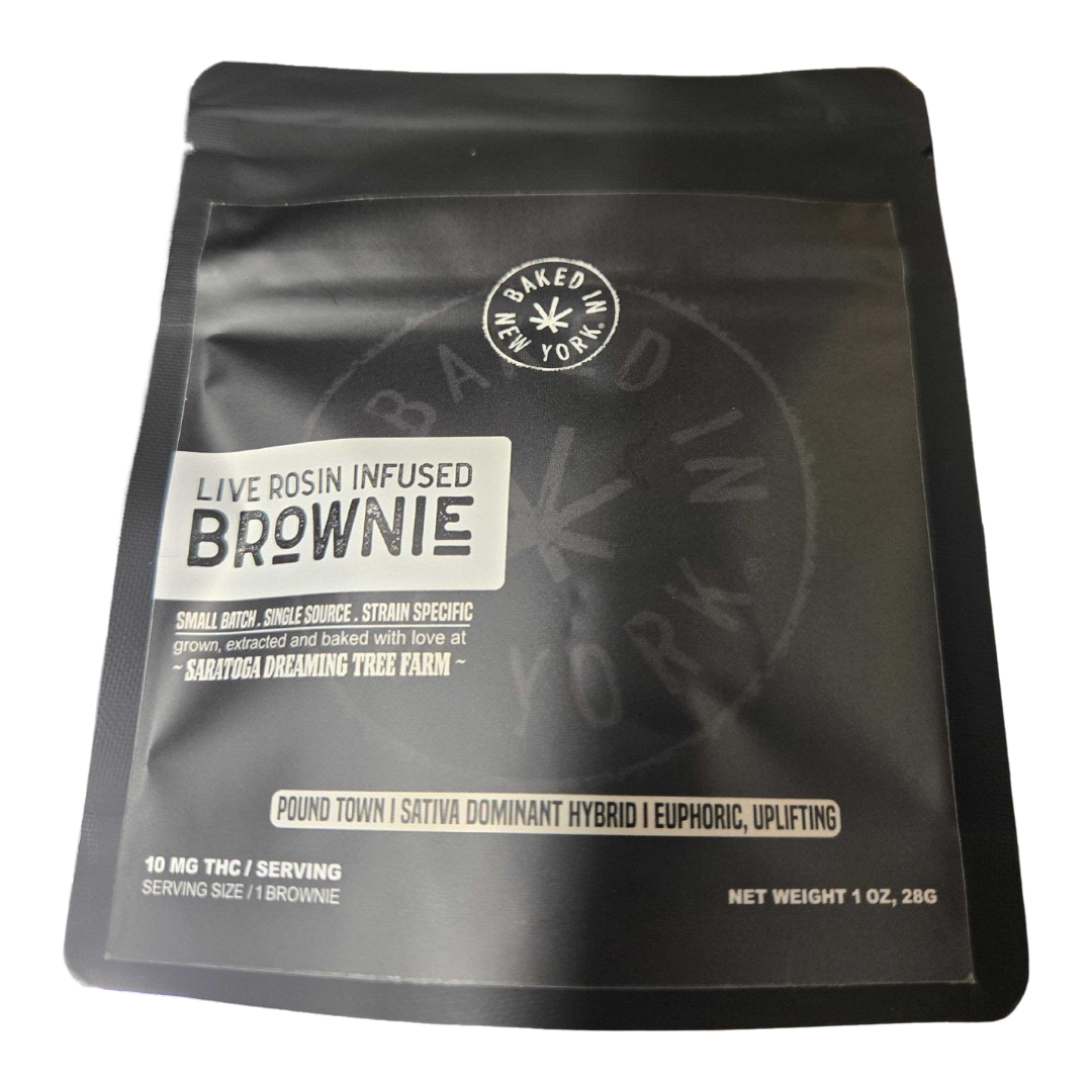Photograph of product: Baked In New York | Infused Brownies | Live Rosin