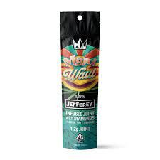 Photograph of product: D. West Coast Cure -Jefferey- 1.2g Diamond Infused Pre Roll - Maui Waui - 