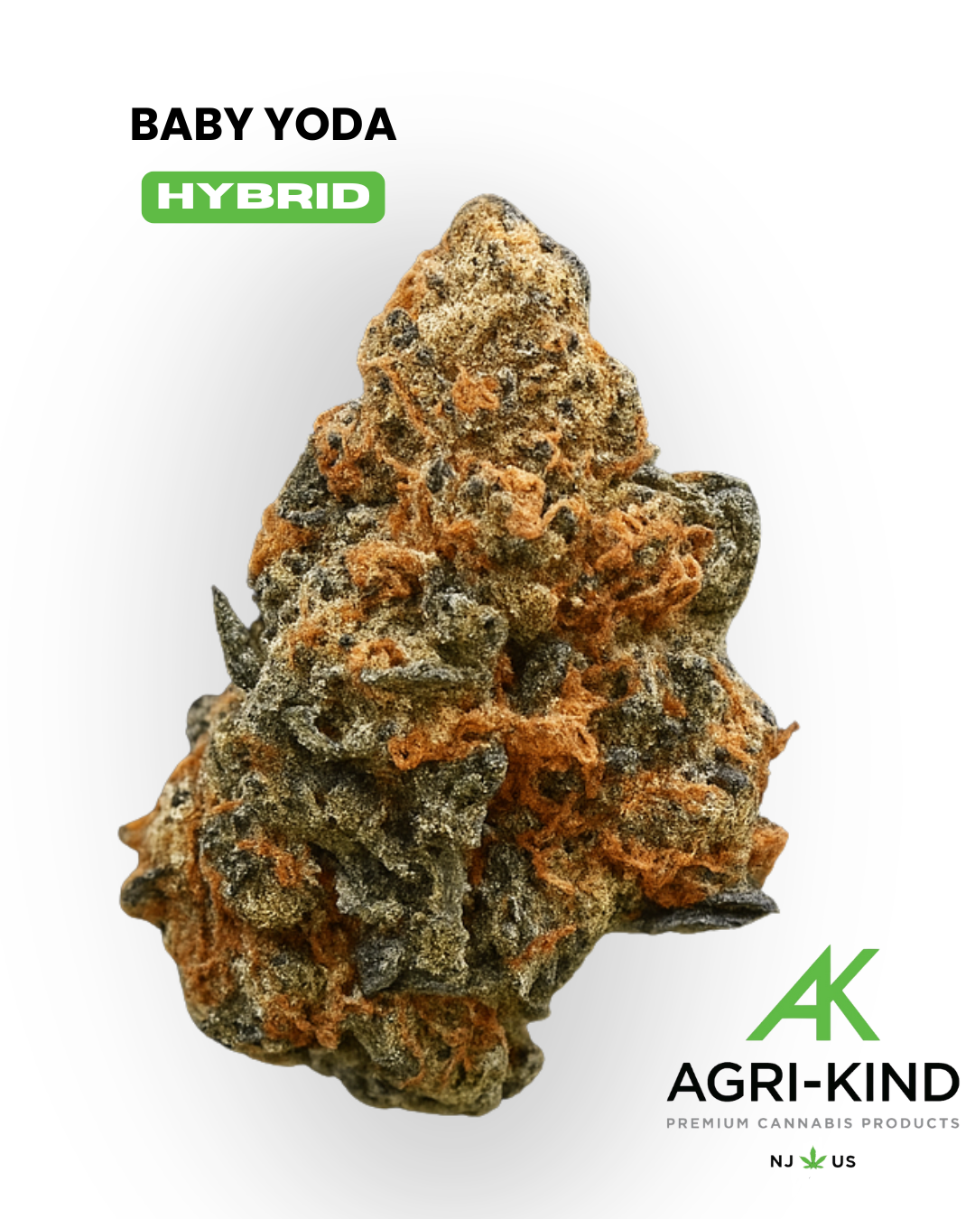 Photograph of product: Agri-Kind - Baby Yoda - Flower - 3.5g