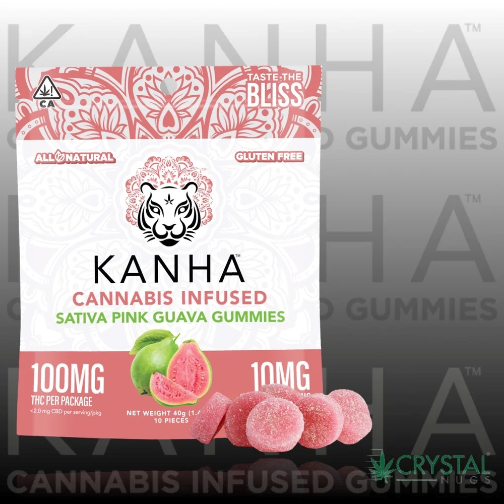 Photograph of product: SATIVA PINK GUAVA 100MG