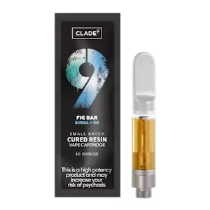 Photograph of product: Fig Bar - 1g Cured Resin Cartridge