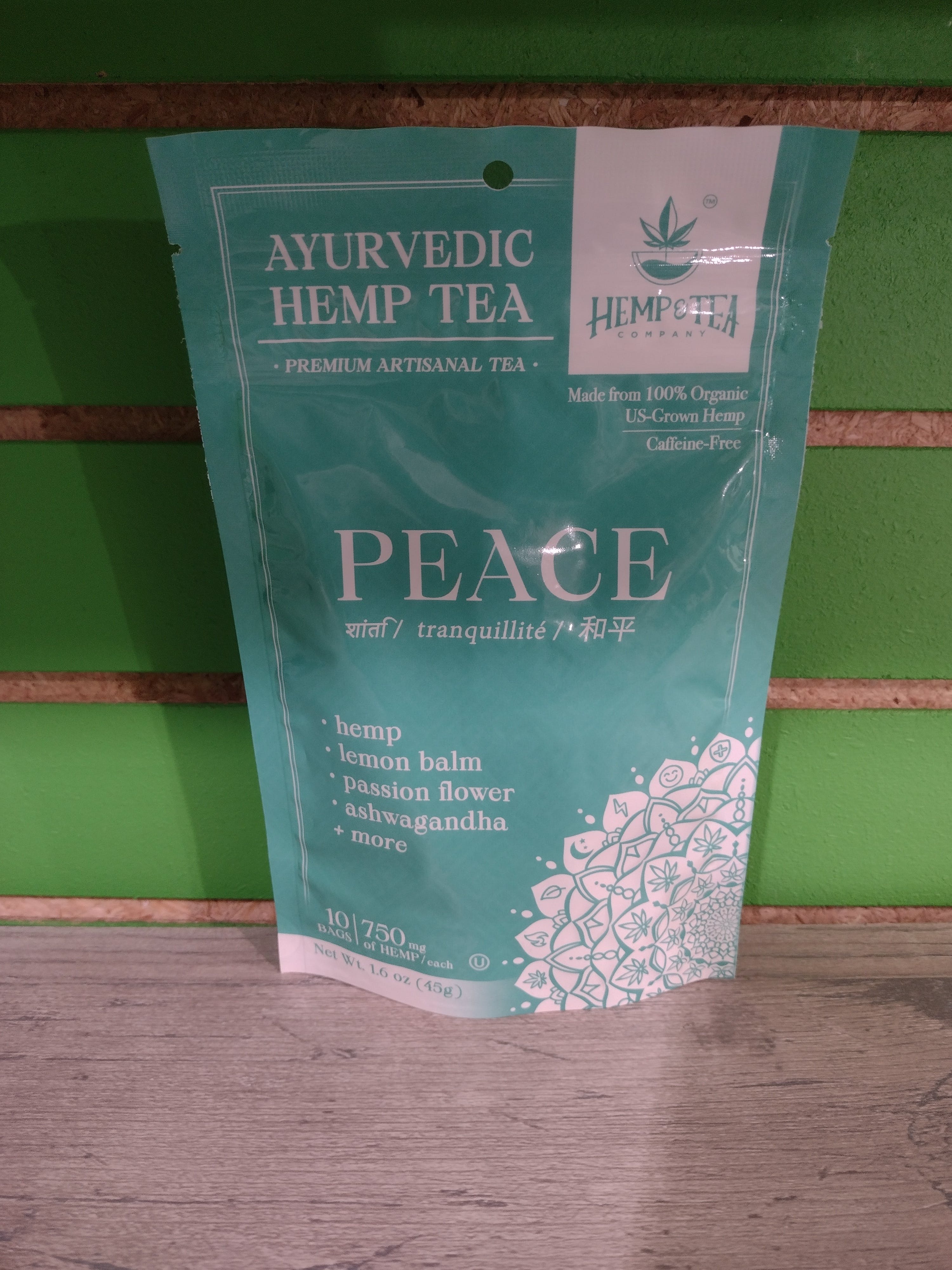 Photograph of product: Ayurvedic Hemp Tea - PEACE/Hemp and Tea Company