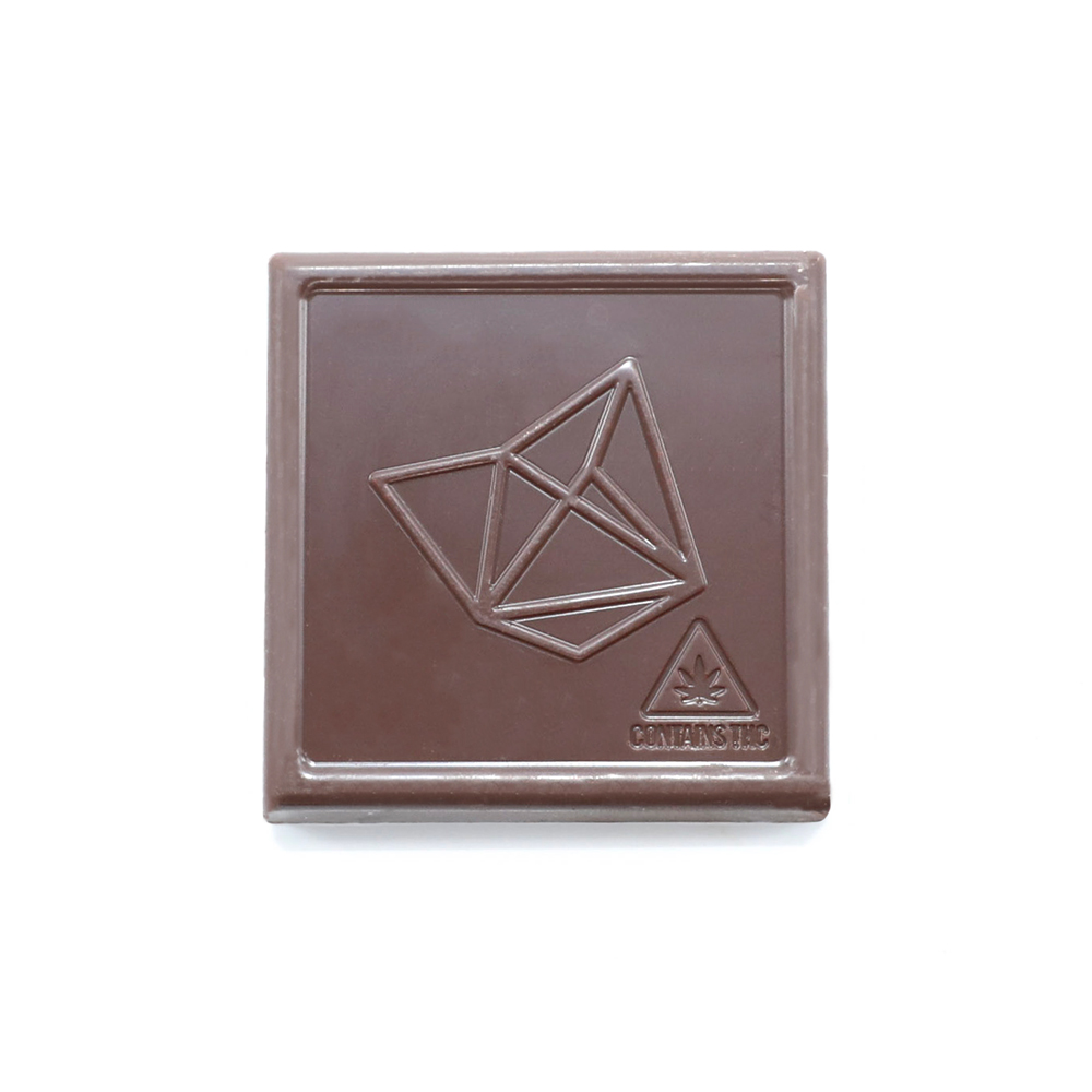 Photograph of product: 1:1 Single Serving Dark Chocolate Square (1pc)