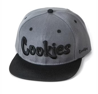 Photograph of product: Cookies - Original Mint Twill Snapback - Cap - Heather Grey/Navy