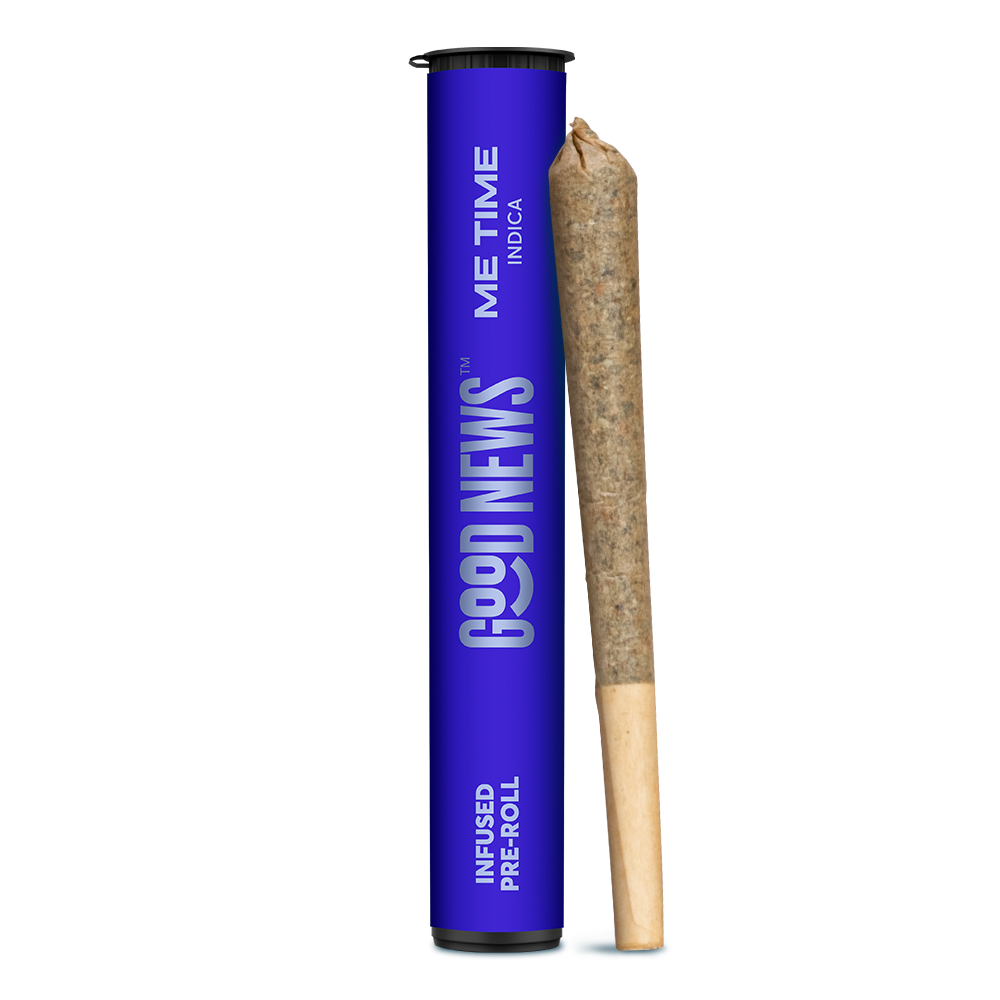 Photograph of product: Good News - Me Time - Infused Pre-Roll - Hybrid - 1g